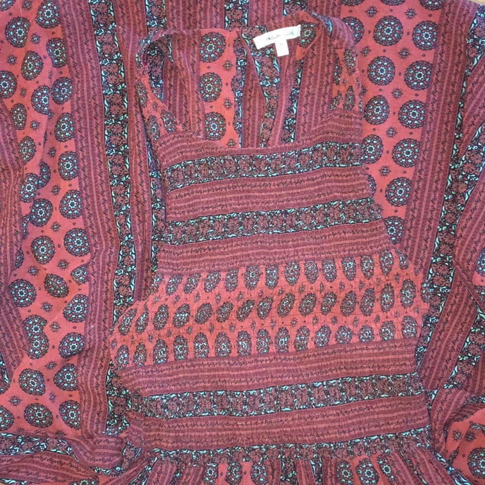 Rusty red hippie dress ✌🏼🌞